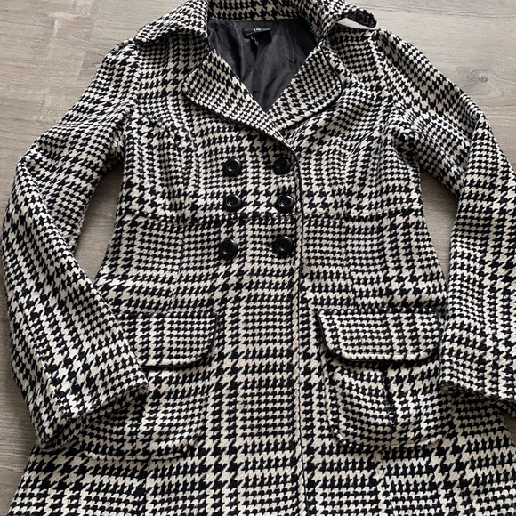 EUC houndstooth dressy coat - Picture 2 of 6